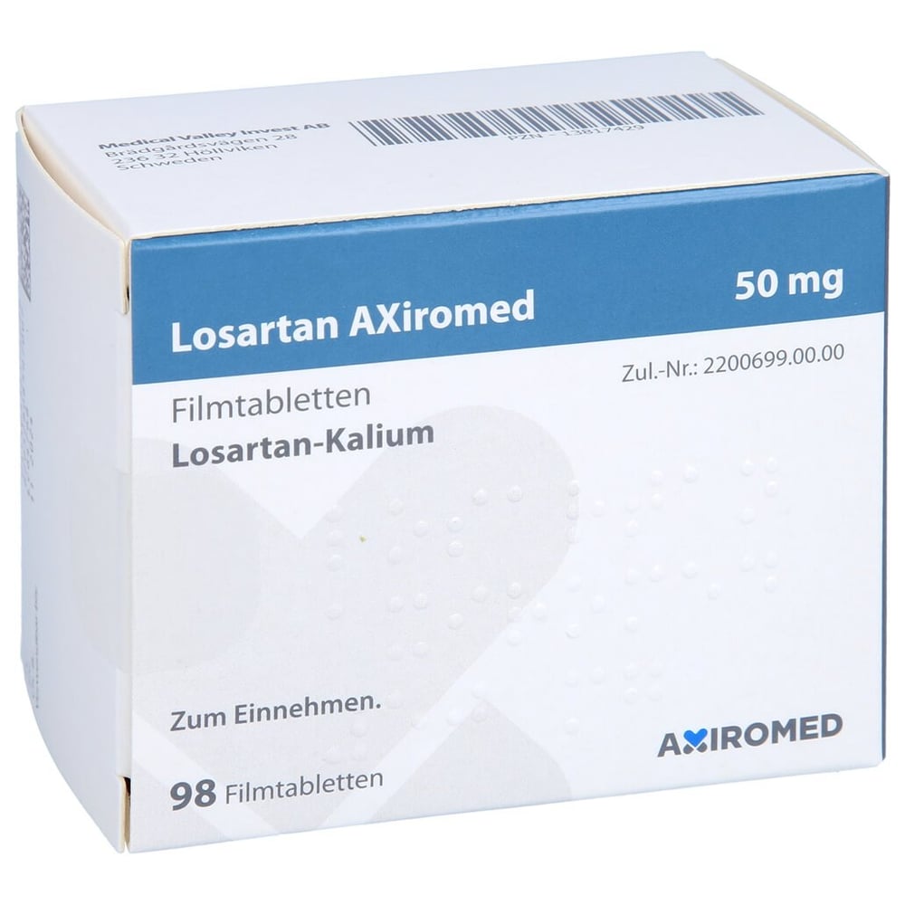 Losartan AXiromed 50 mg