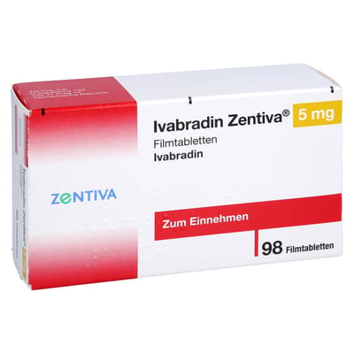 Ivabradin Zentiva 5 mg Filmtabletten Produktbild 1