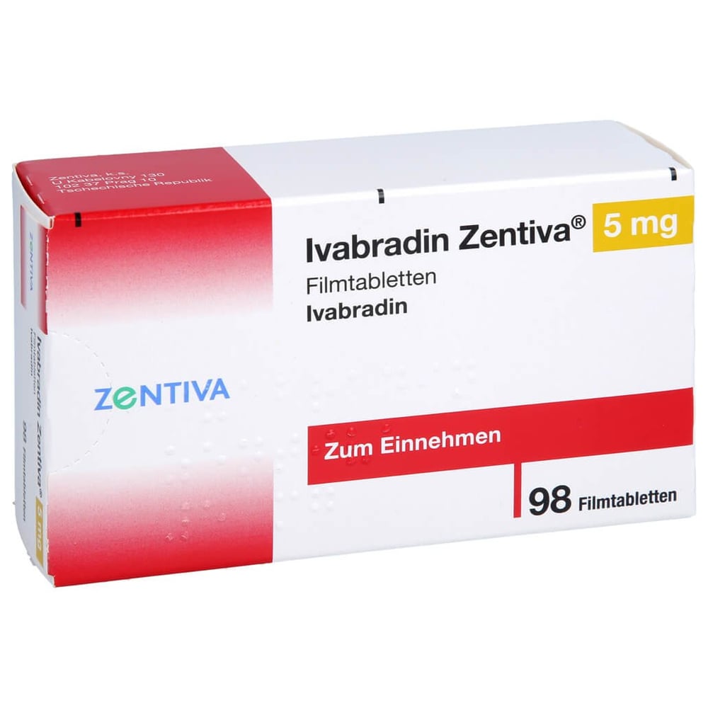 Ivabradin Zentiva 5mg Filmtabletten