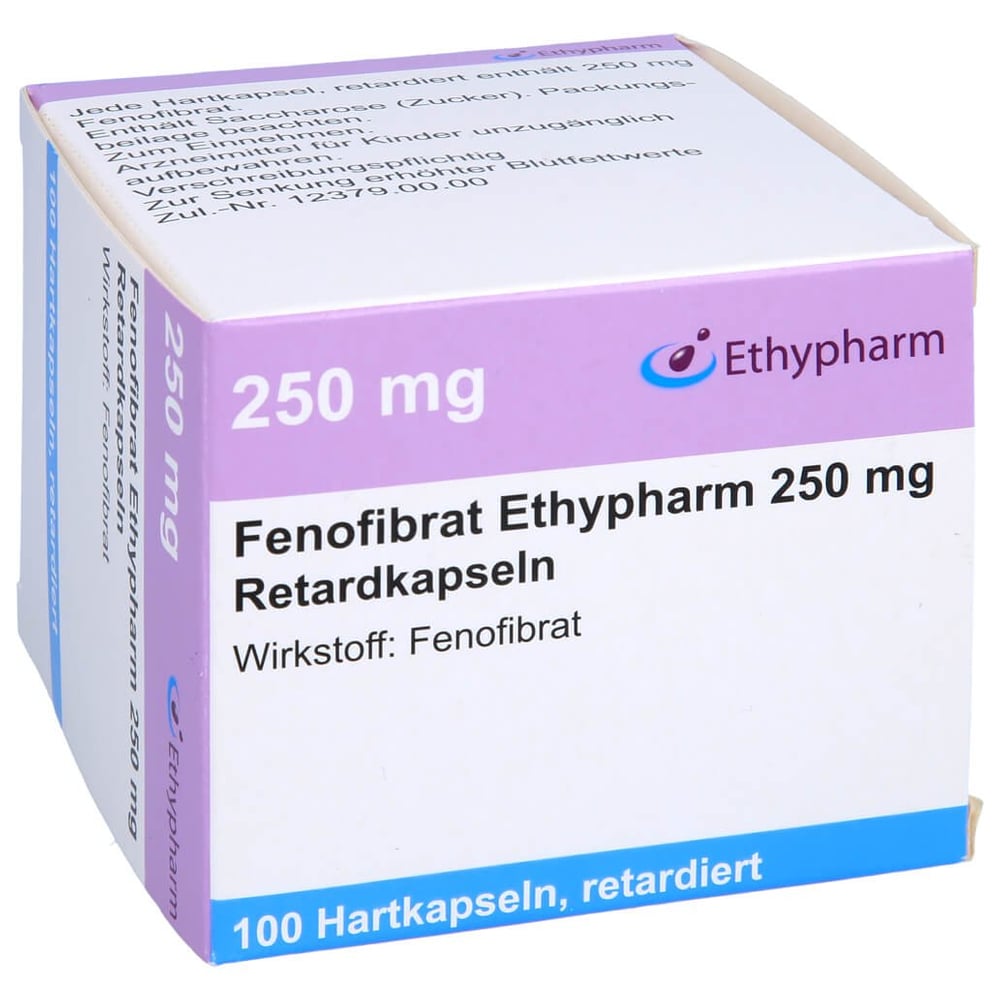 Fenofibrat Ethypharm 250