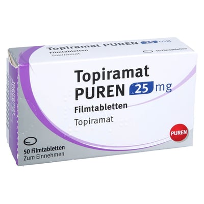 Topiramat PUREN 25 mg