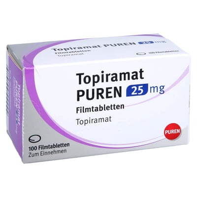 Topiramat PUREN 25 mg