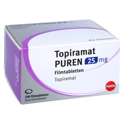 Topiramat PUREN 25 mg