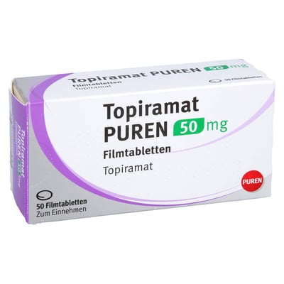 Topiramat PUREN 50 mg