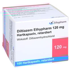 Diltiazem Ethypharm 120 mg Hartkapseln retardiert