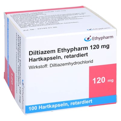 Diltiazem Ethypharm 120 mg Hartkapseln retardiert