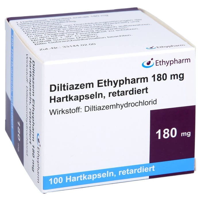 Diltiazem Ethypharm 180 mg Hartkapseln retardiert