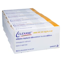 Clexane 4000 I.E. (40 mg)/0,4 ml Injektionslösung