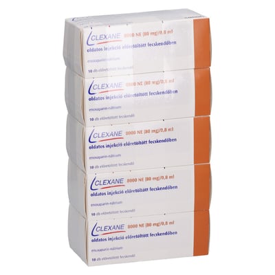 Clexane 8000 I.E. (80 mg)/0,8 ml Injektionslösung Produktbild 1