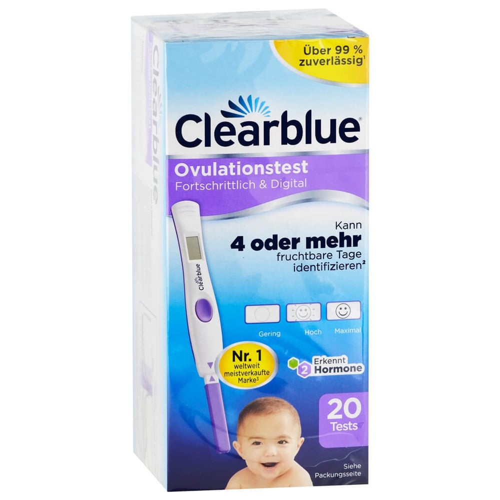 Clearblue Ovulationstest FORTSCHRITTLICH & DIGITAL