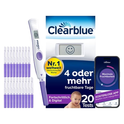 Clearblue Ovulationstest FORTSCHRITTLICH & DIGITAL