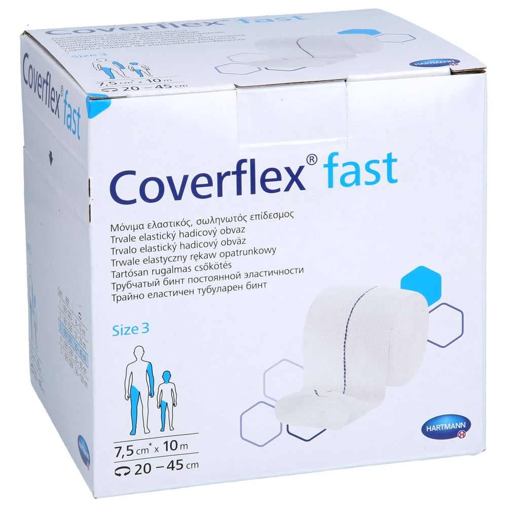 Coverflex fast Gr3 Schlauchverb. 7.5cmx10m