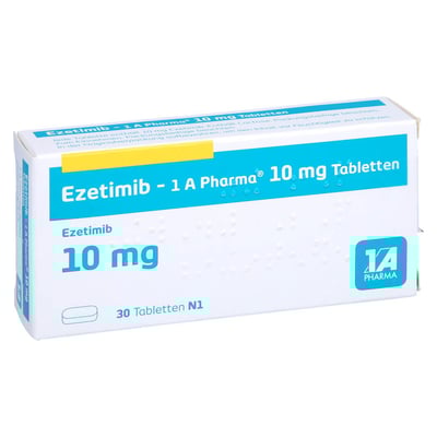 Ezetimib - 1 A Pharma 10 mg Tabletten