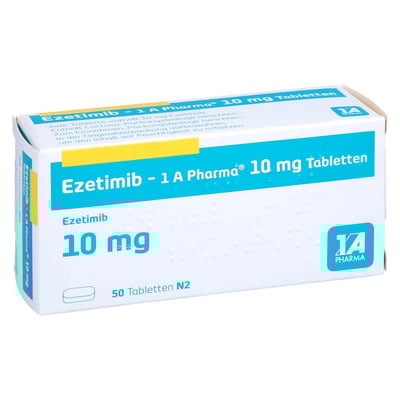 Ezetimib - 1 A Pharma 10 mg Tabletten