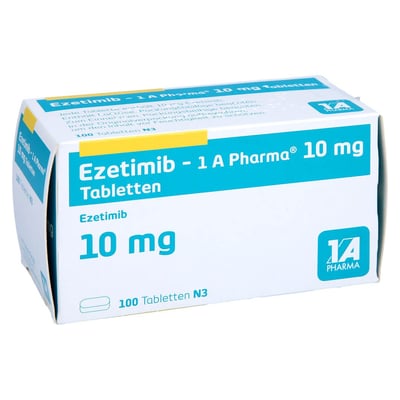 Ezetimib - 1 A Pharma 10 mg Tabletten
