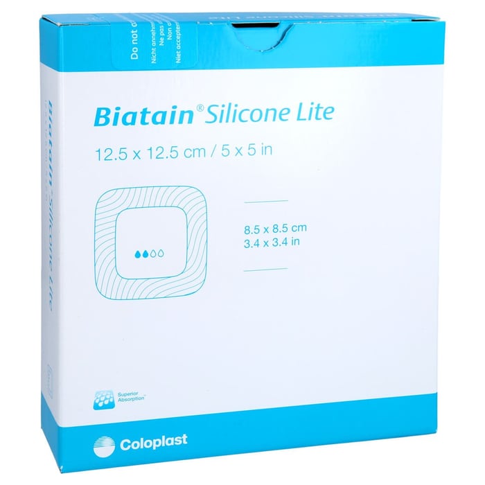 Biatain Silicone Lite Schaumverband 12.5x12.5 cm