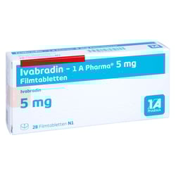 Ivabradin - 1 A Pharma 5 mg Filmtabletten