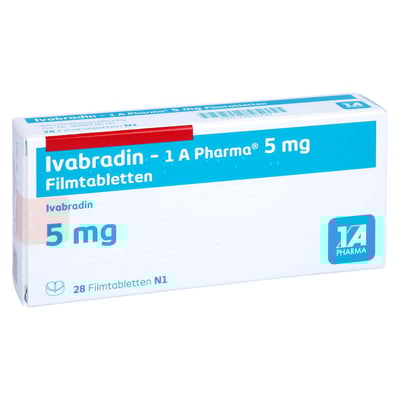 Ivabradin - 1 A Pharma 5 mg Filmtabletten
