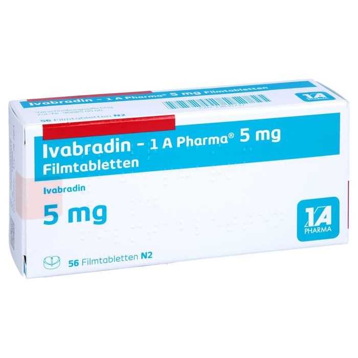 Ivabradin - 1 A Pharma 5 mg Filmtabletten