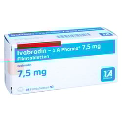 Ivabradin - 1 A Pharma 7.5 mg Filmtabletten