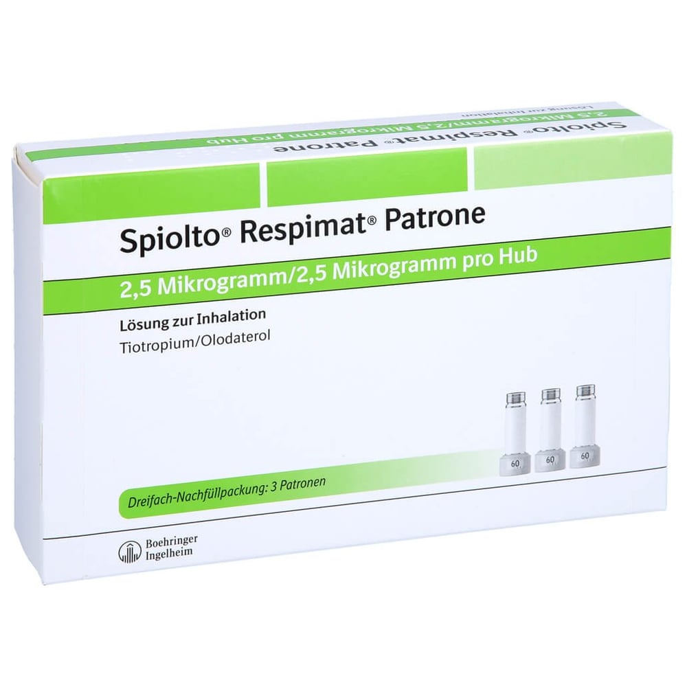 Spiolto Respimat 2.5ug/2.5ug Hub Inh Nach
