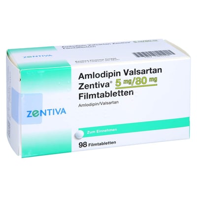 Amlodipin Valsartan Zentiva 5 mg/80 mg