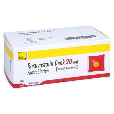 Rosuvastatin Denk 20 mg
