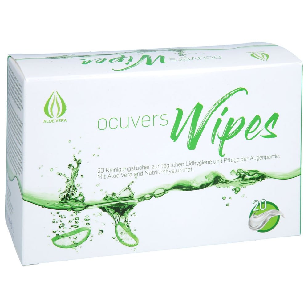 Ocuvers wipes Lidrandpflege