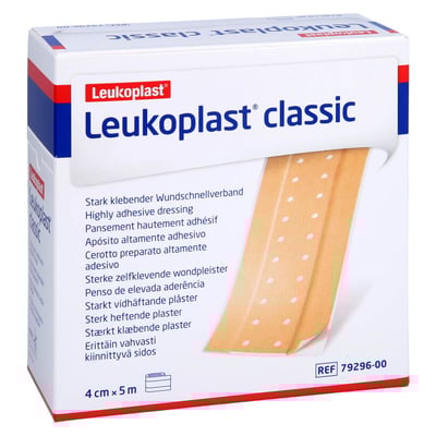 Leukoplast Classic Pflaster 4 cm x 5 m Rolle