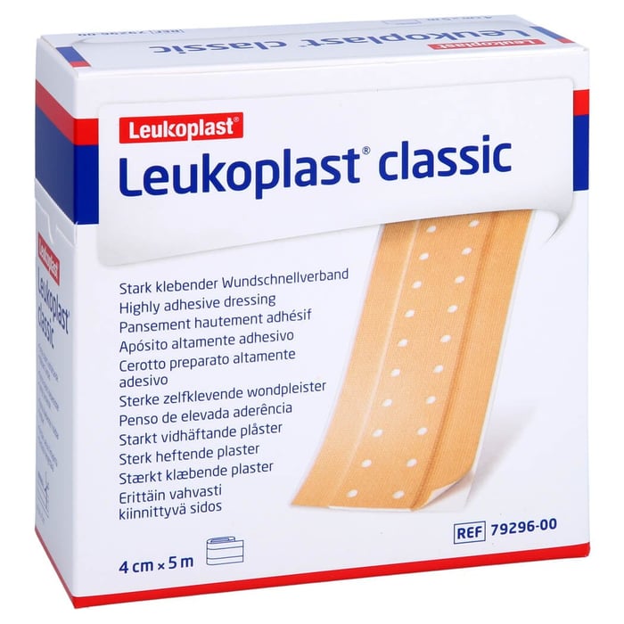 Leukoplast Classic Pflaster 4 cm x 5 m Rolle