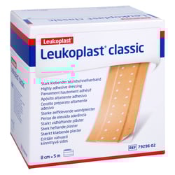 Leukoplast Classic Pflaster 8 cm x 5 m Rolle