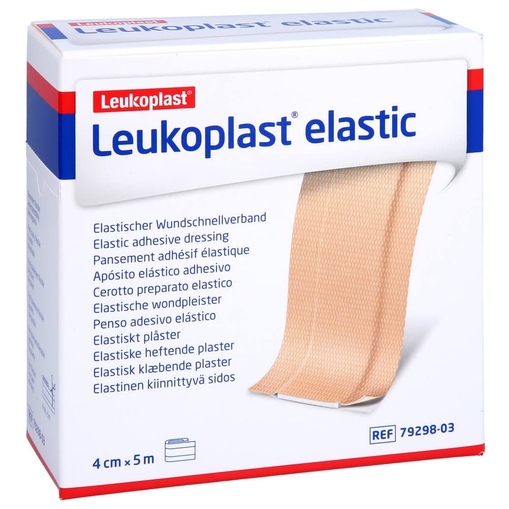 Leukoplast Elastic Pflaster 4 cm x 5 m Rolle