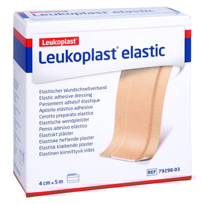 Leukoplast Elastic Pflaster 4 cm x 5 m Rolle