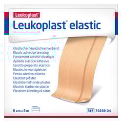 Leukoplast Elastic Pflaster 6 cm x 5 m Rolle