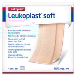 Leukoplast Soft Pflaster 4 cm x 5 m Rolle