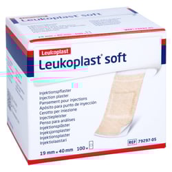 Leukoplast Soft Injekt. Strips 19 x 40 mm