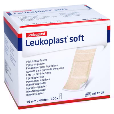 Leukoplast Soft Injekt. Strips 19 x 40 mm