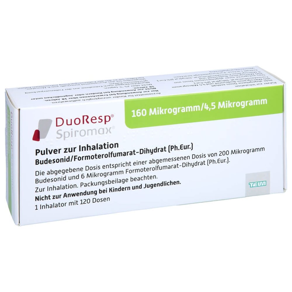 DuoResp Spiromax 160 Mikrogramm/4,5 Mikrogramm/Dosis