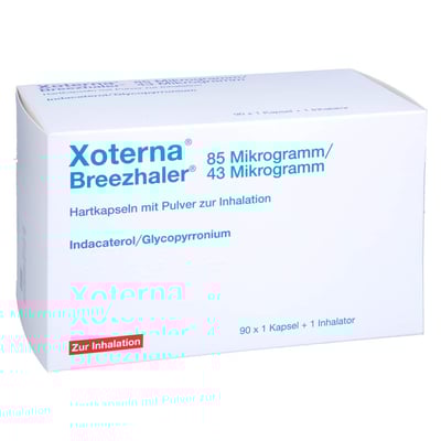 Xoterna Breezhaler 85 ug/43 ug Hartk.Inh.