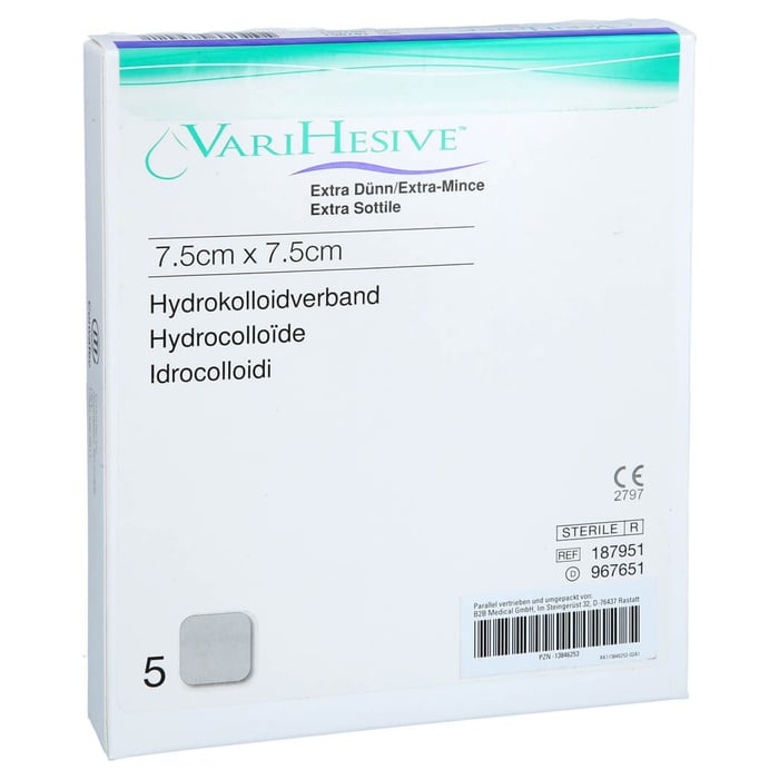 Varihesive extra d nn 7,5x7,5 cm Hkv hydroaktiv