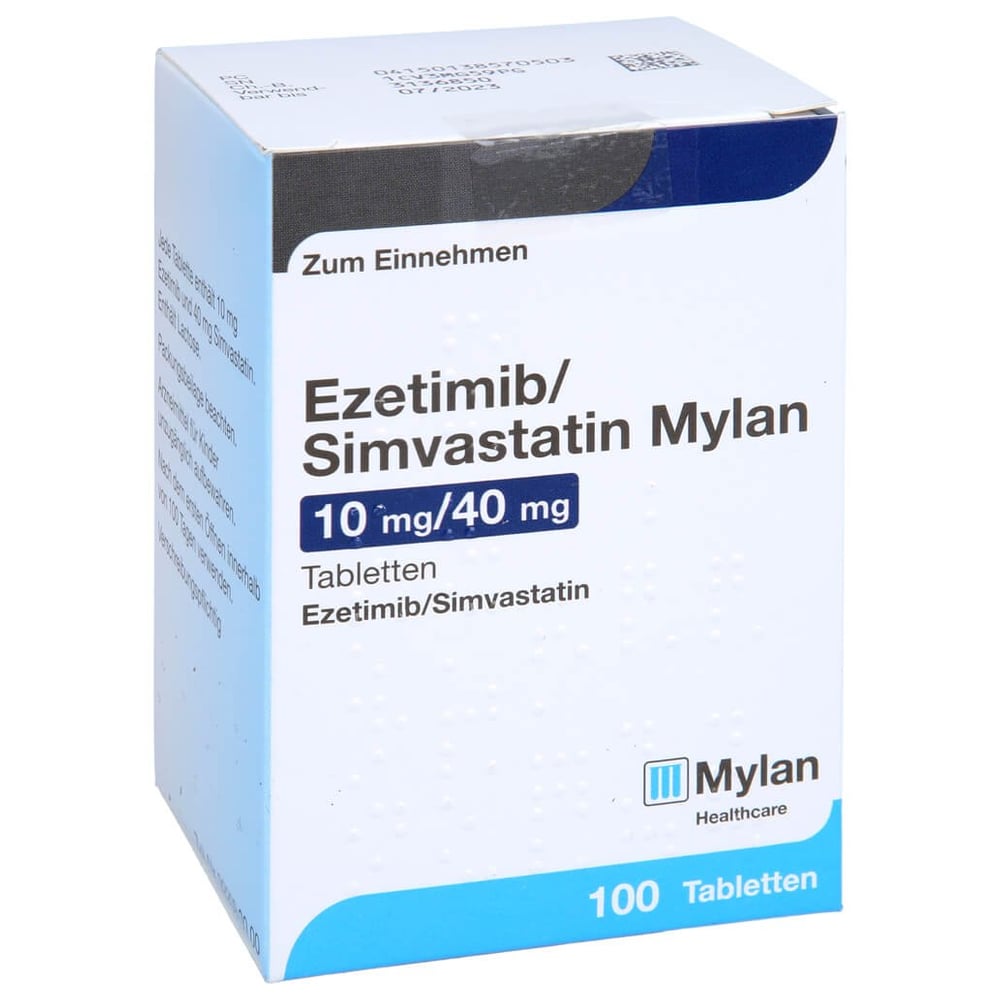 Ezetimib/Simvastatin Mylan 10 mg/40 mg