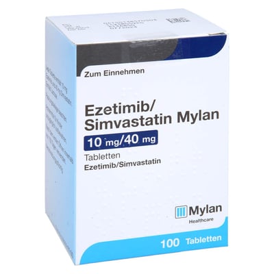 Ezetimib/Simvastatin Mylan 10 mg/40 mg