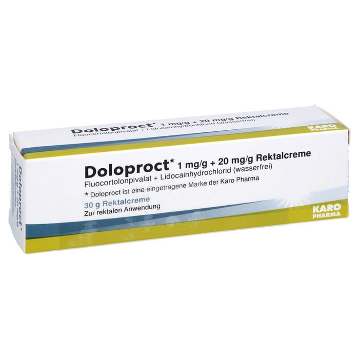 DOLOPROCT 1 mg/g + 20 mg/g Rektalcreme