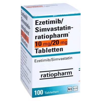 Ezetimib/Simvastatin-ratiopharm 10 mg/20 mg