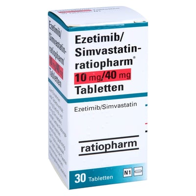 Ezetimib/Simvastatin-ratiopharm 10 mg/40 mg