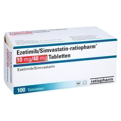Ezetimib/Simvastatin-ratiopharm 10 mg/40 mg