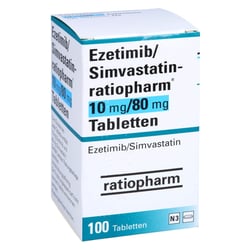 Ezetimib/Simvastatin-ratiopharm 10 mg/80 mg