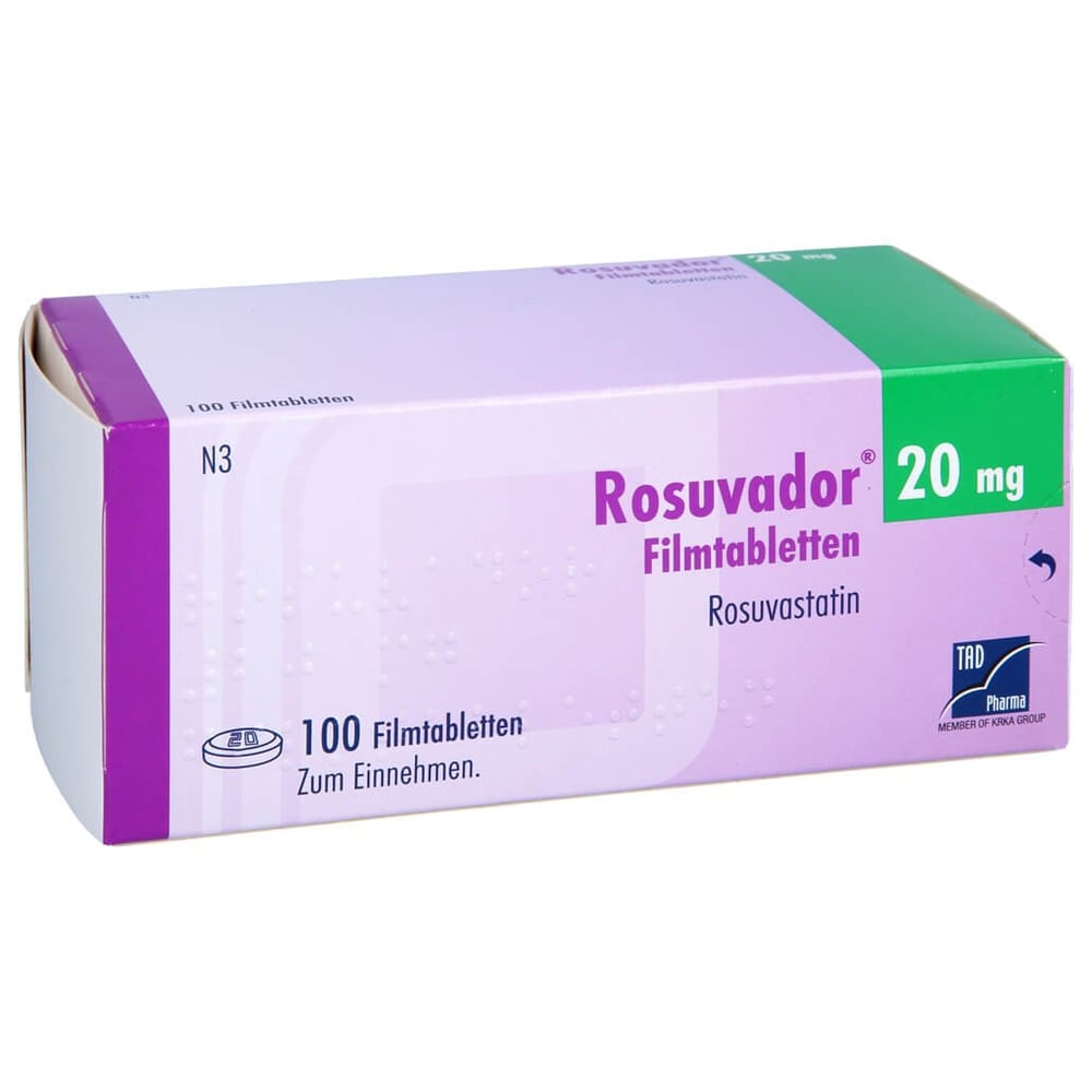Rosuvador 20 mg