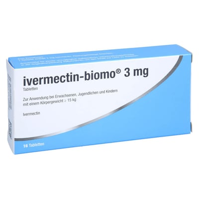 IVERMECTIN-biomo 3 mg Tabletten Produktbild 1