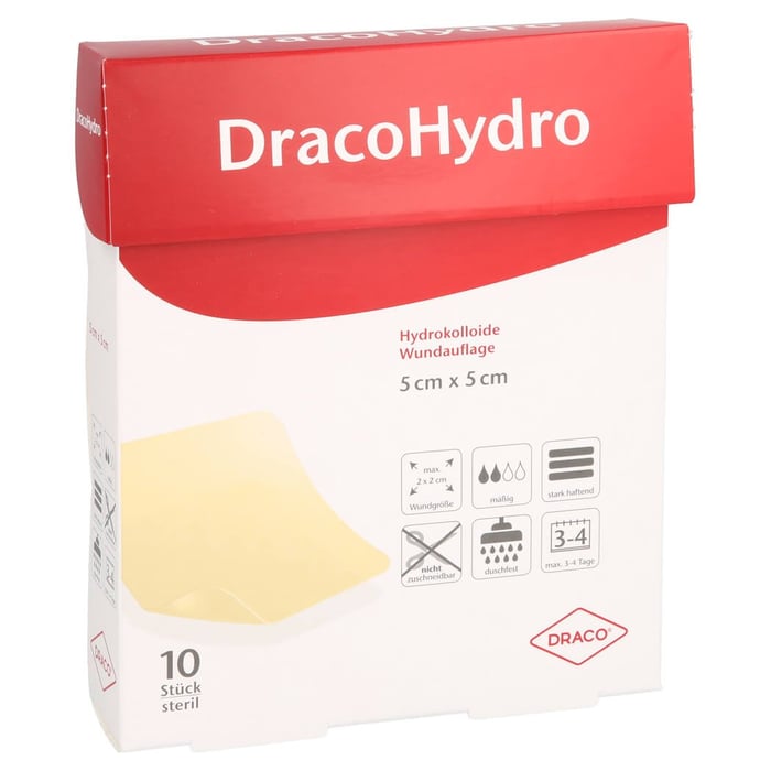 Dracohydro Hydrokoll.Wundauflage 5x5 cm